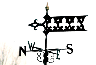 Fleur-de-lis weathervane